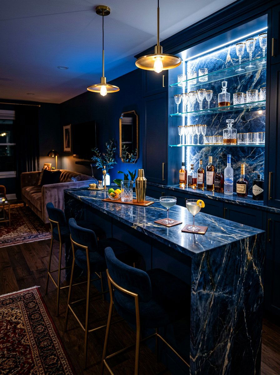 Fluted Marble Tile - 30 marble backsplash ideas