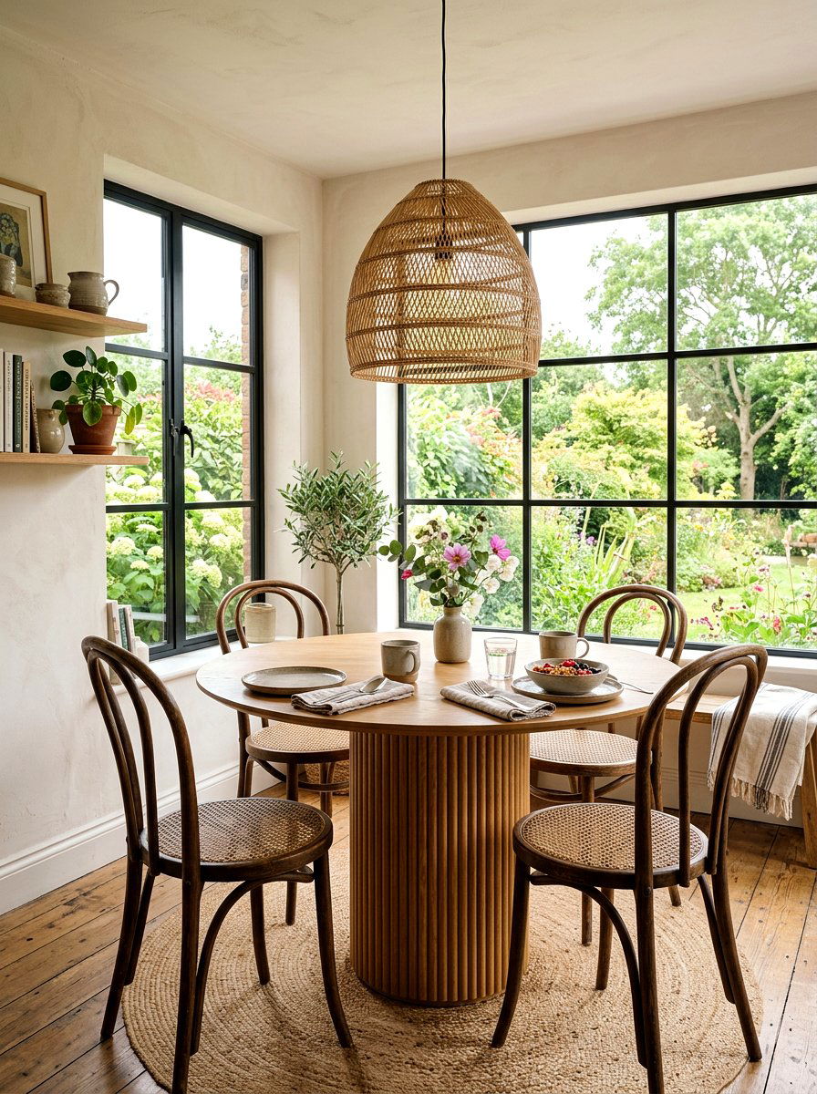 Fluted Pedestal Dining Table - 30 fluted furniture ideas