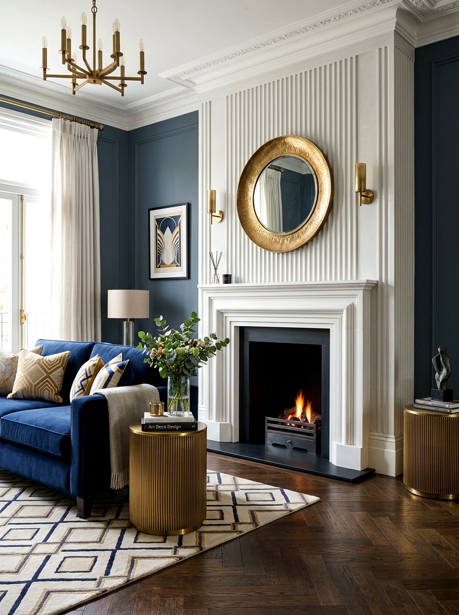 Fluted Plaster Fireplace - 30 plaster fireplace ideas