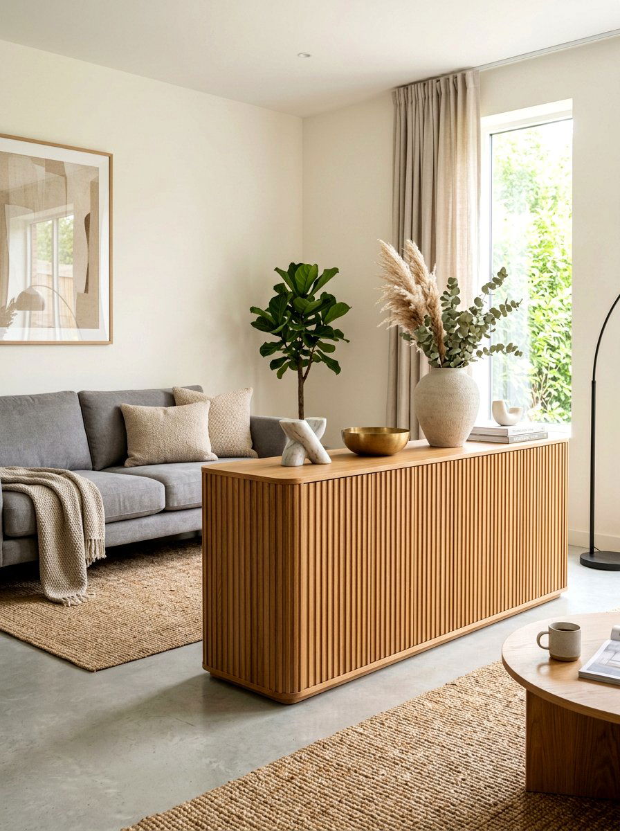 Fluted Sideboard Cabinet - 30 buffet cabinet ideas
