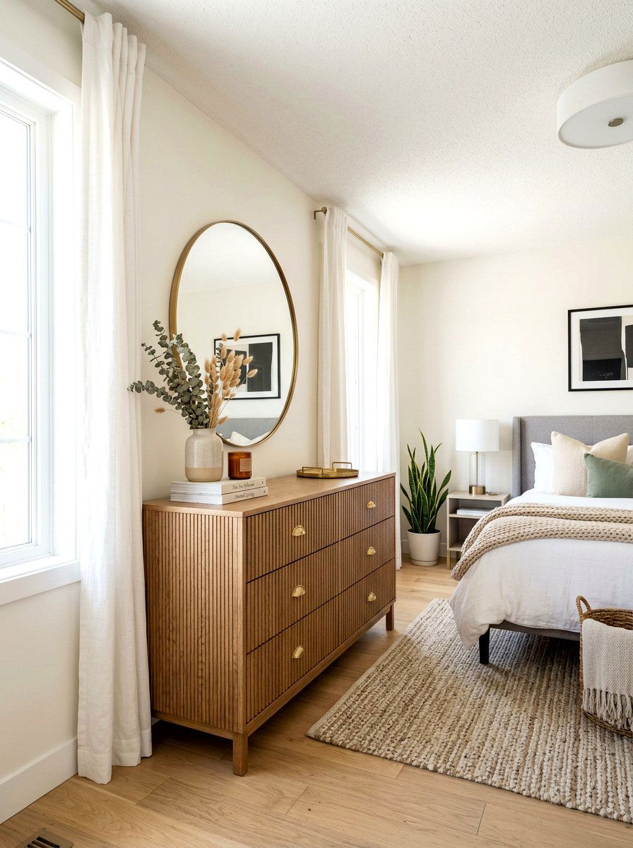 Fluted Wood Furniture Makeover - 30 TikTok room makeover ideas