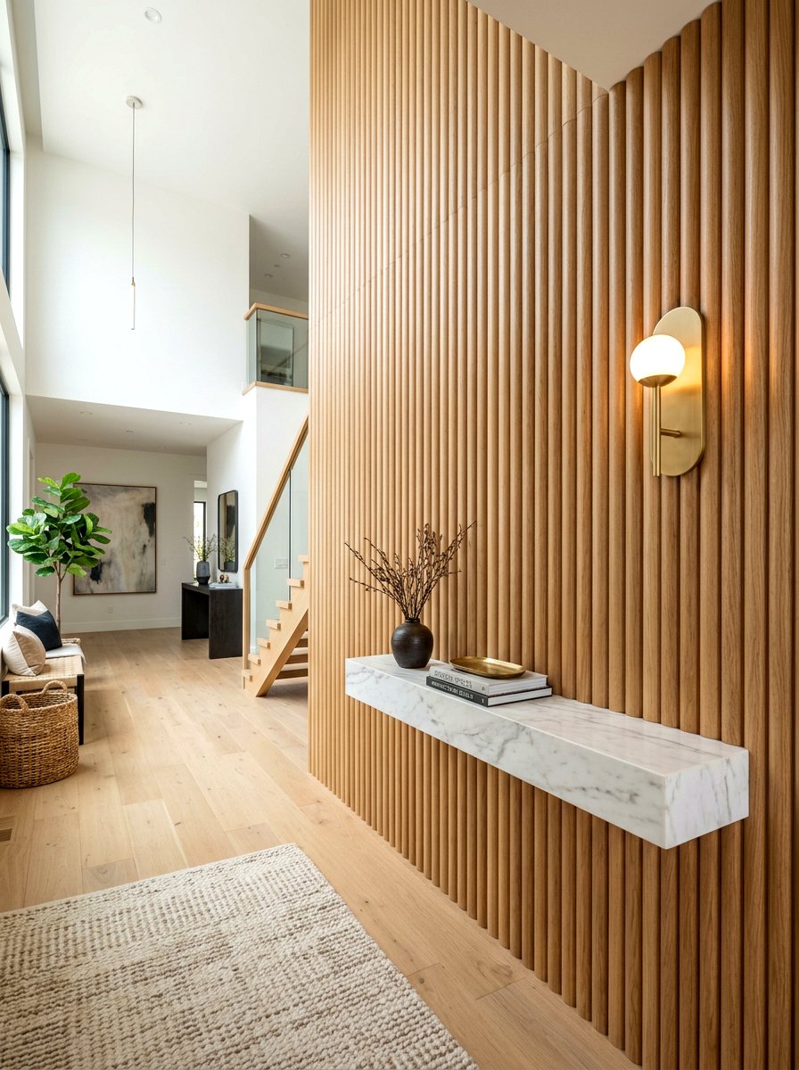 30 foyer accent wall ideas In Trendy Styles You'll Love Today