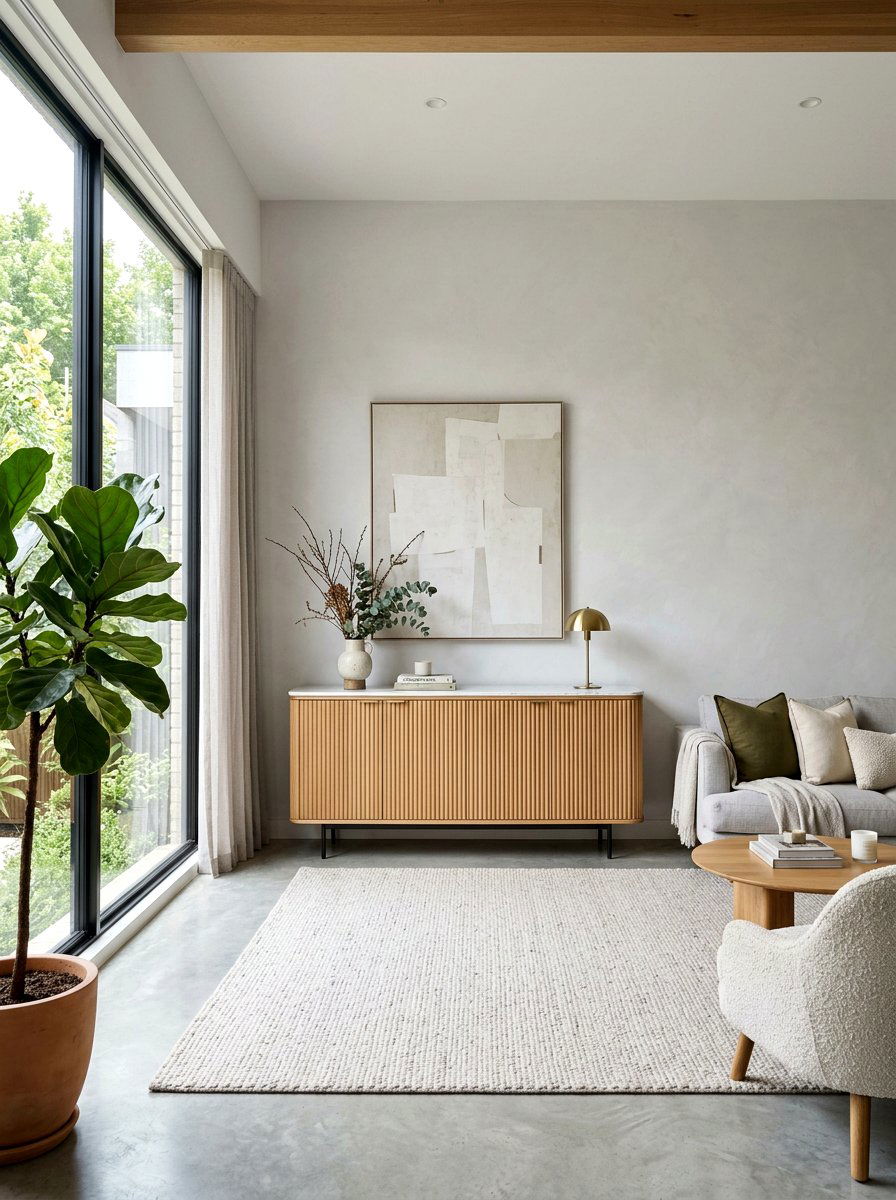 Fluted Wood Sideboard - 30 fluted furniture ideas