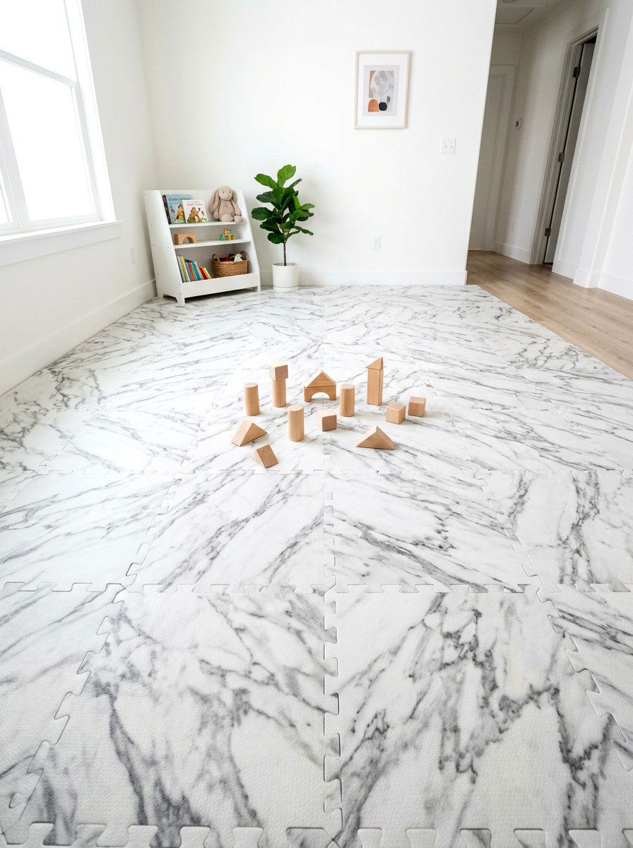 Foam Play Mat - 30 basement playroom ideas