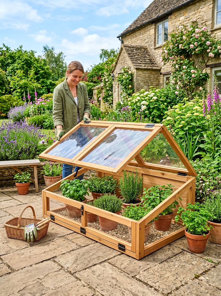 Fold Down Cold Frame - 30 cold frame garden ideas