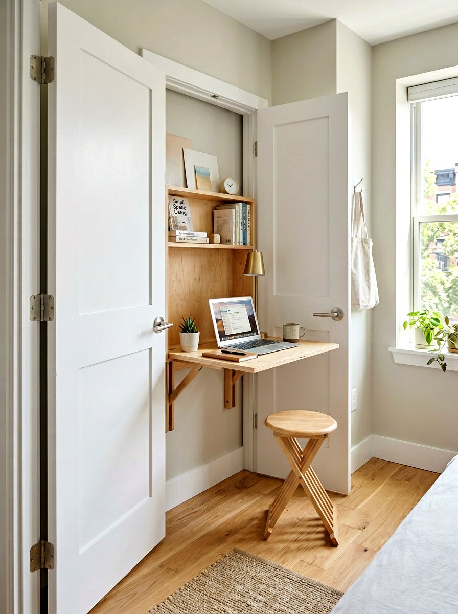 Fold Down Desk Behind Door - 30 fold down desk ideas