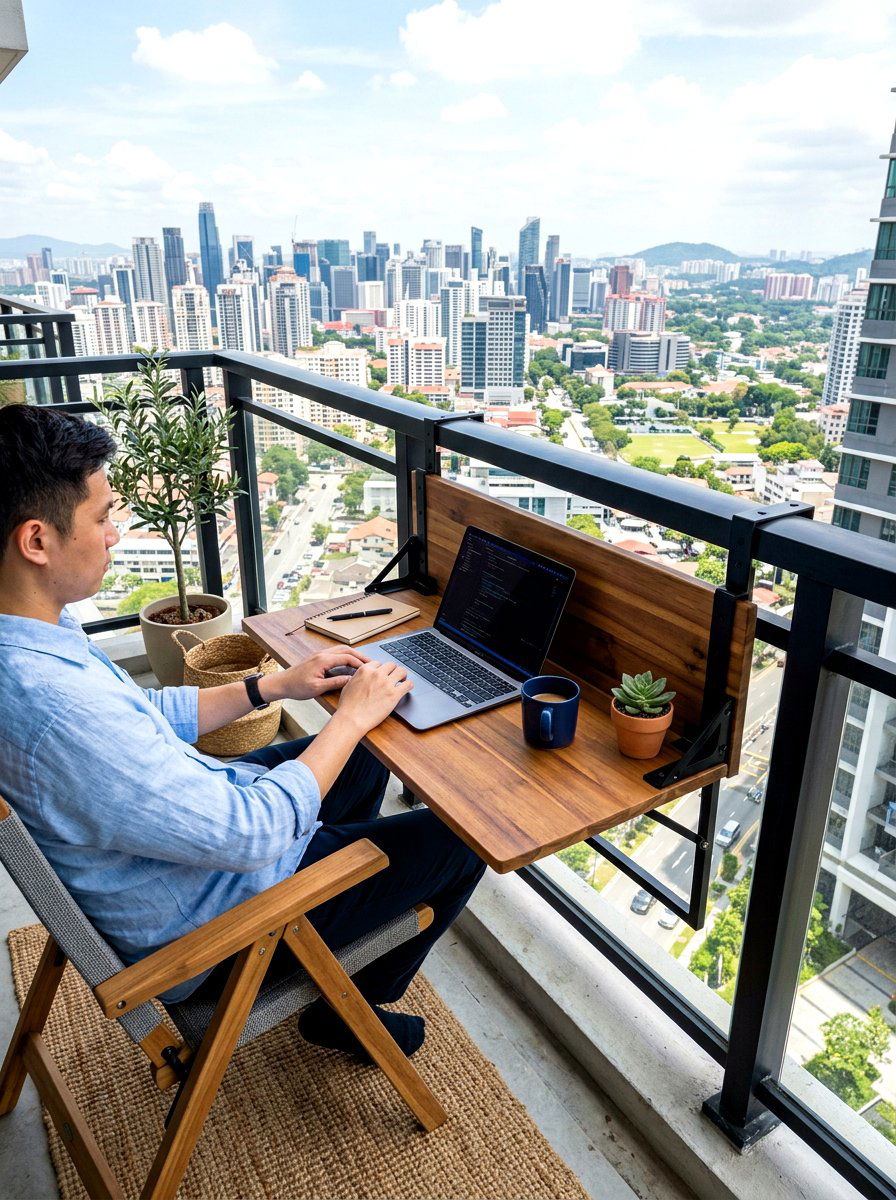 30 Fold Down Desk Ideas for a Clean, Clutter-Free Home Office