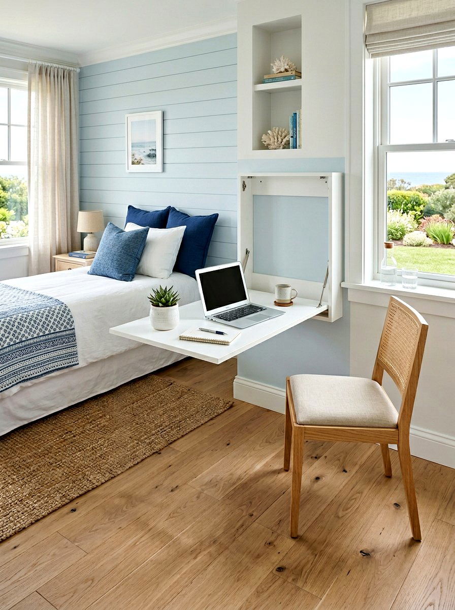 Fold Down Desk For Guest Room - 30 fold down desk ideas