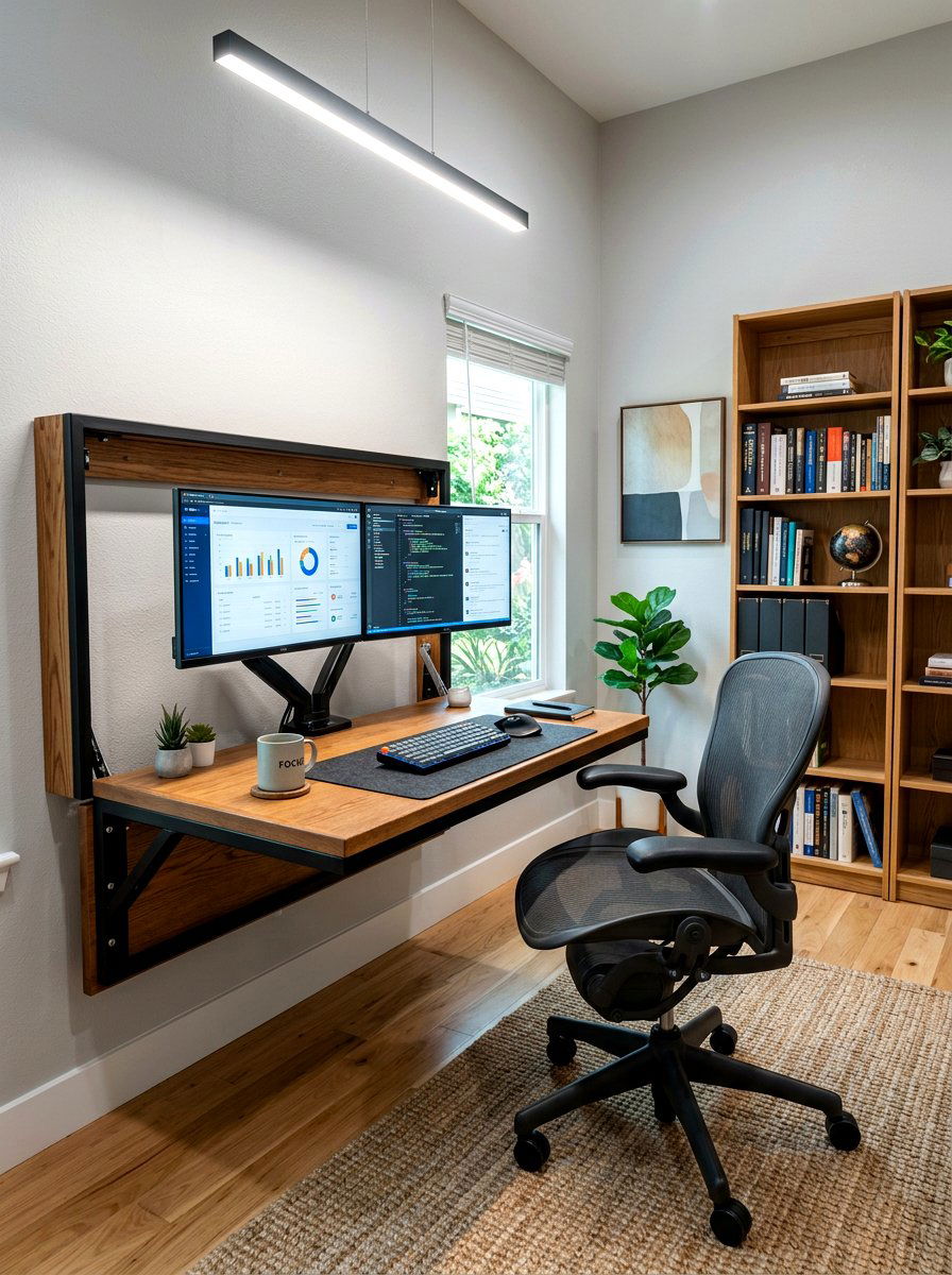 Fold Down Desk For Home Office - 30 fold down desk ideas