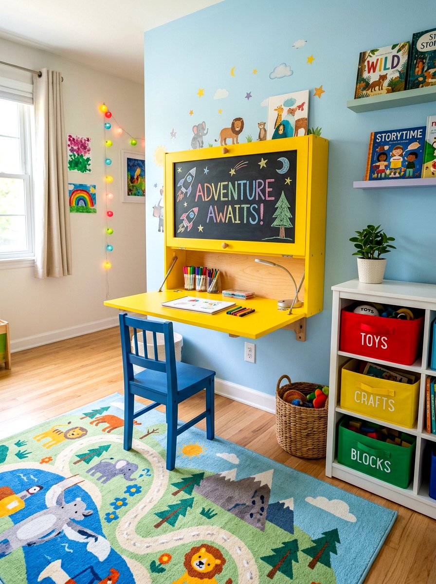 Fold Down Desk For Kids Room - 30 fold down desk ideas