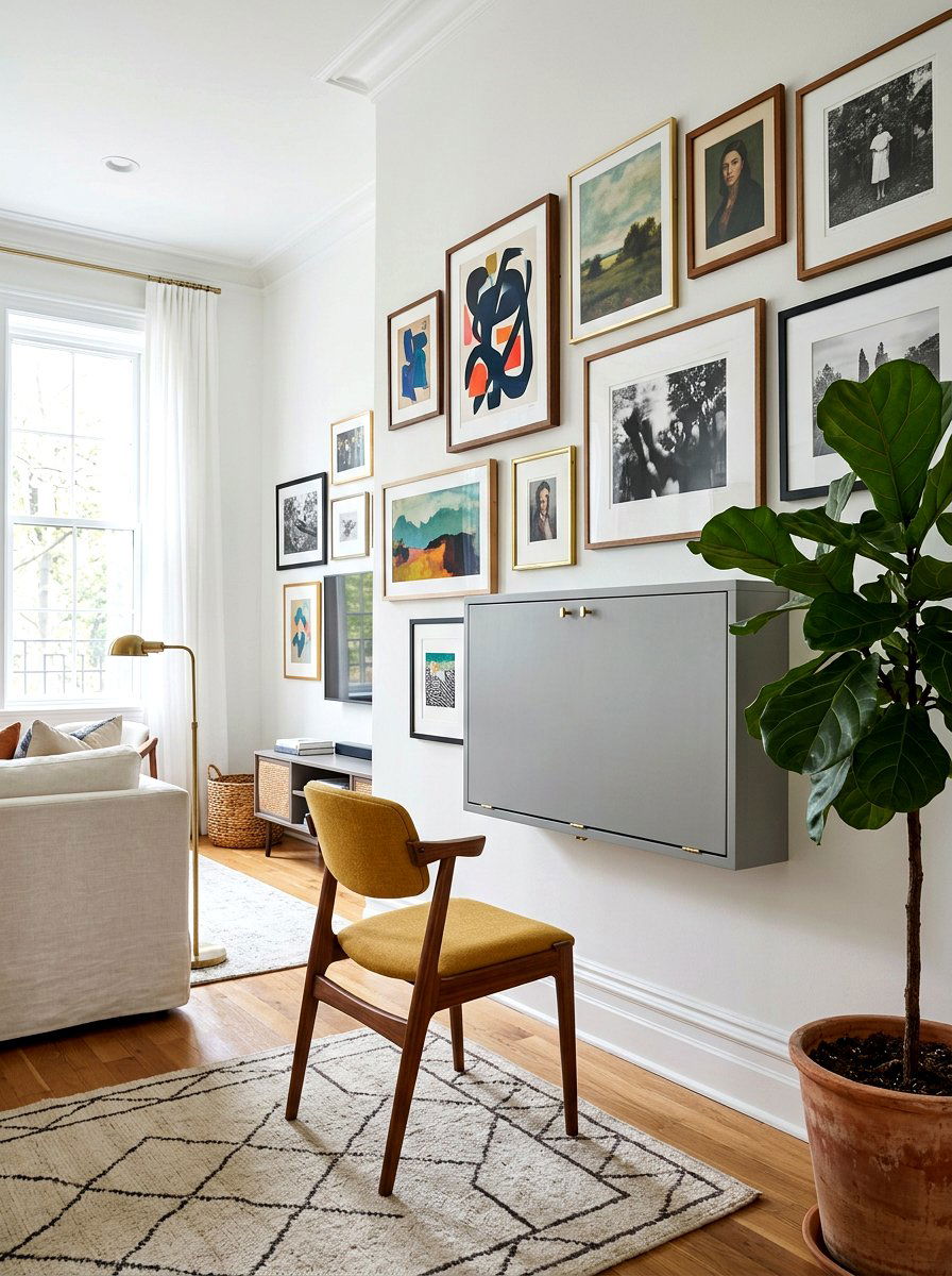 Fold Down Desk For Living Room - 30 fold down desk ideas