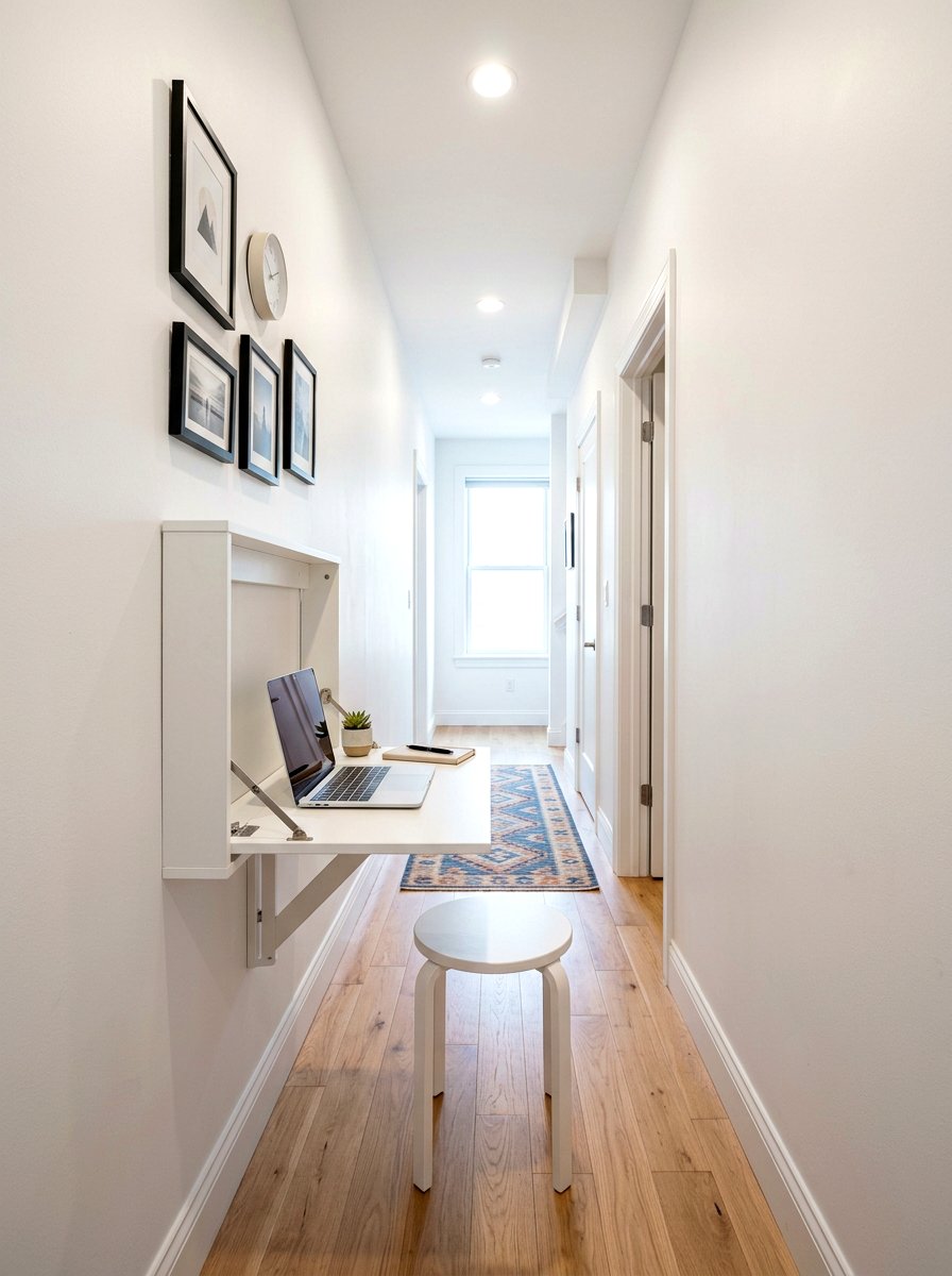 Fold Down Desk For Narrow Hallway - 30 fold down desk ideas