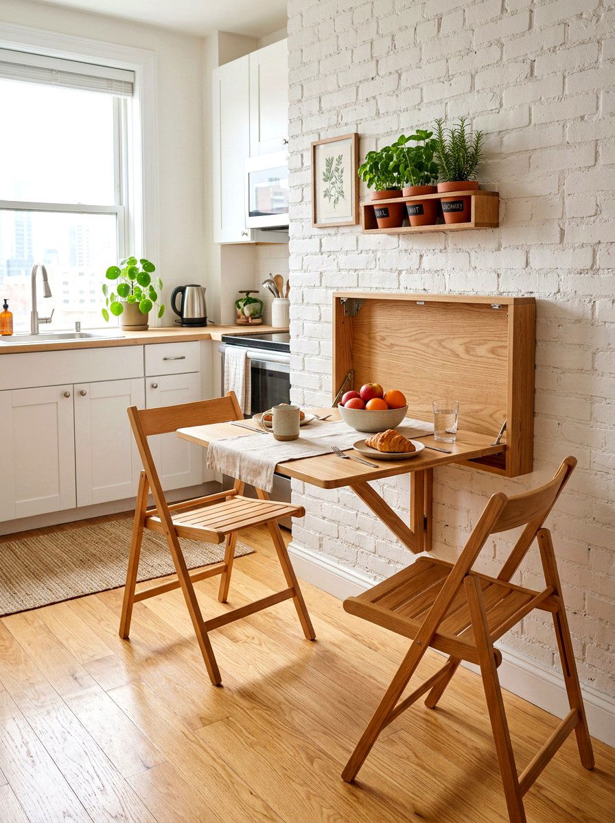 Fold Down Kitchen Table - 30 eat in kitchen ideas