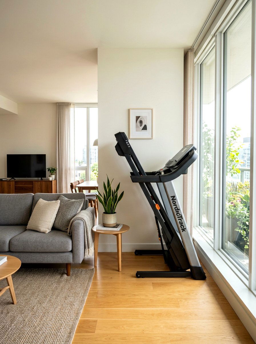 Foldable Cardio Machine - 30 small home gym ideas