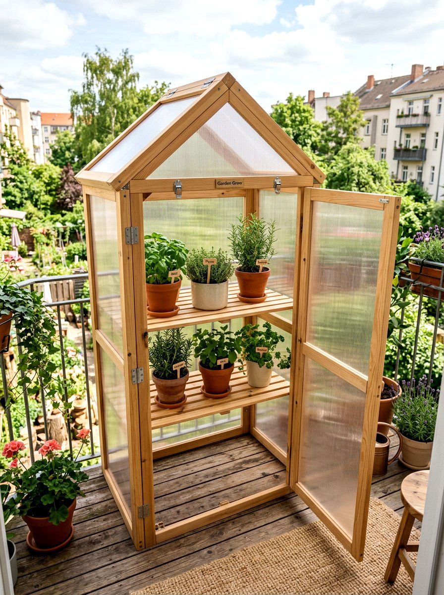 Foldable Greenhouse - 30 budget greenhouse ideas