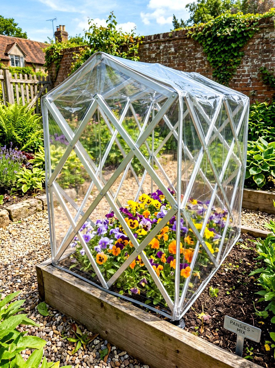 Foldable Mini Greenhouse - 30 mini backyard greenhouse ideas