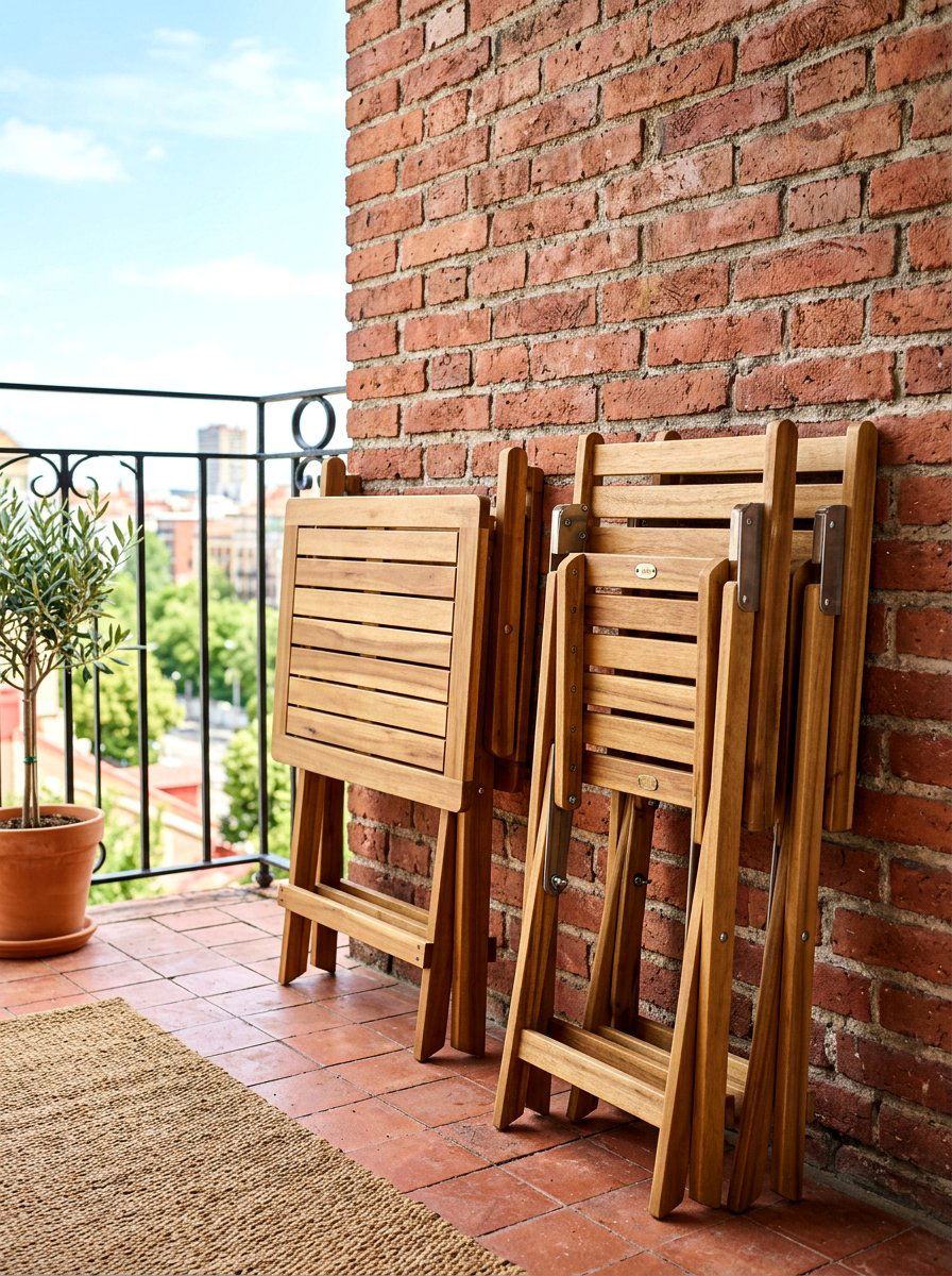 Folding Balcony Furniture - 30 urban balcony ideas