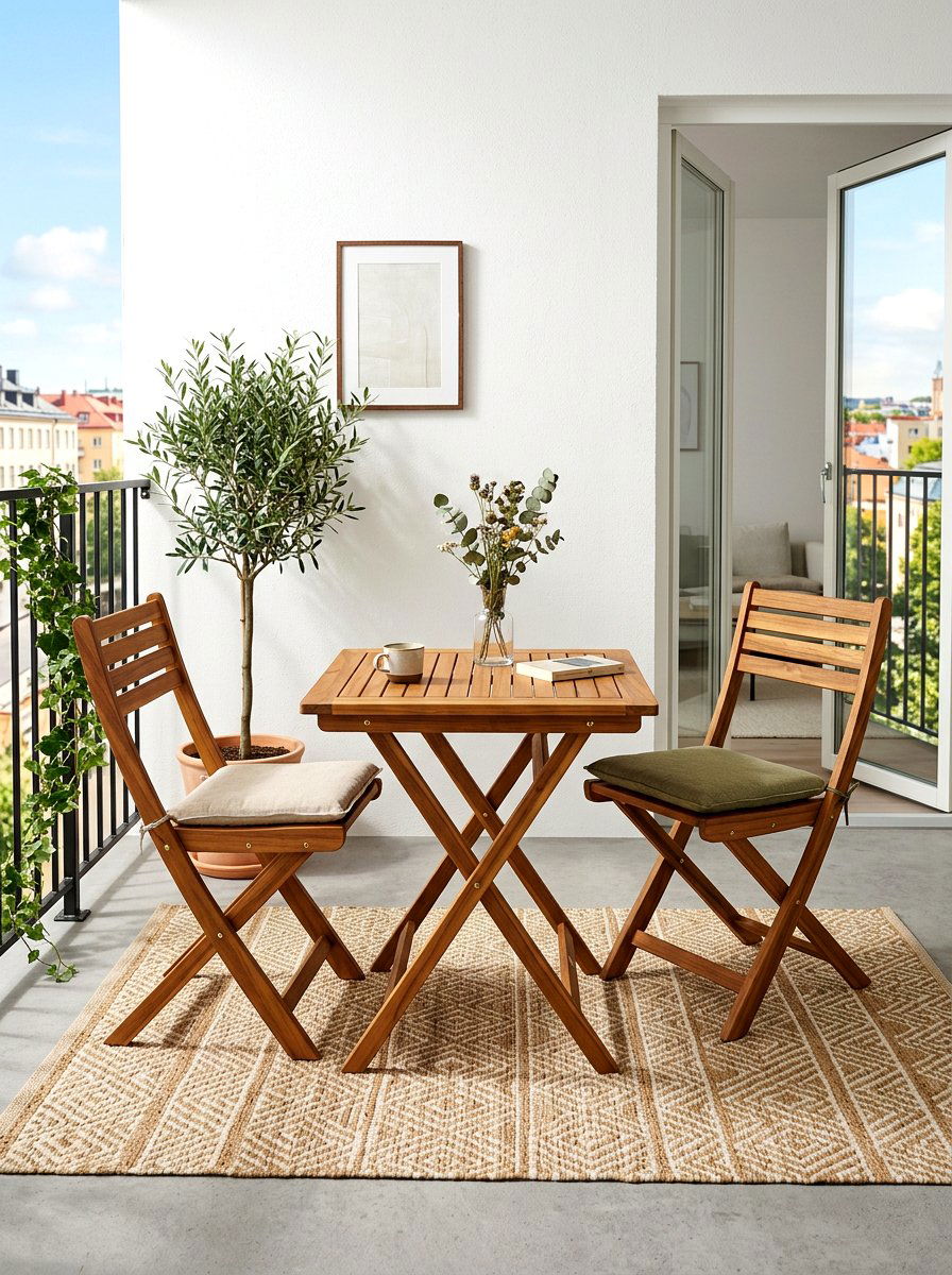 Folding Balcony Furniture - 30 small space outdoor furniture ideas
