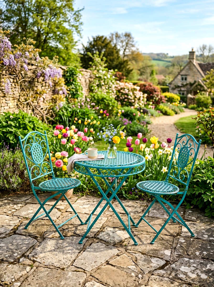 Folding Bistro Set - 30 foldable furniture apartment ideas