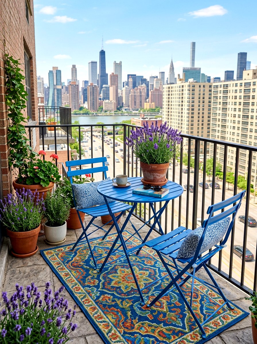 Folding Bistro Set - 30 balcony furniture ideas