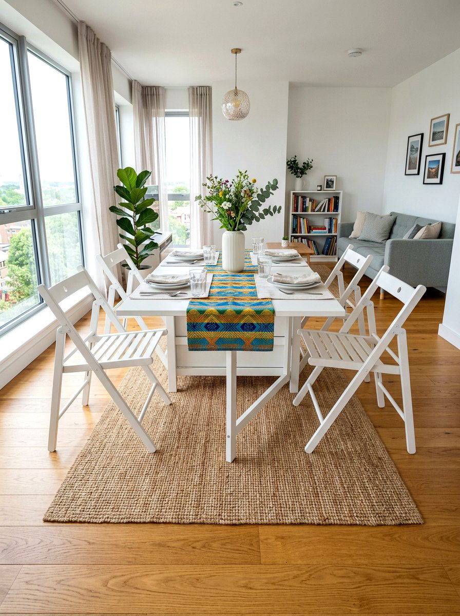 Folding Dining Set - 30 apartment dining room ideas