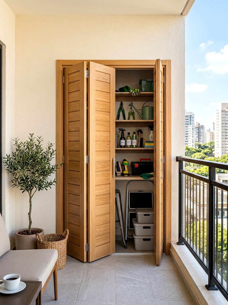 Folding Door Utility Closet - 30 outdoor broom closet ideas