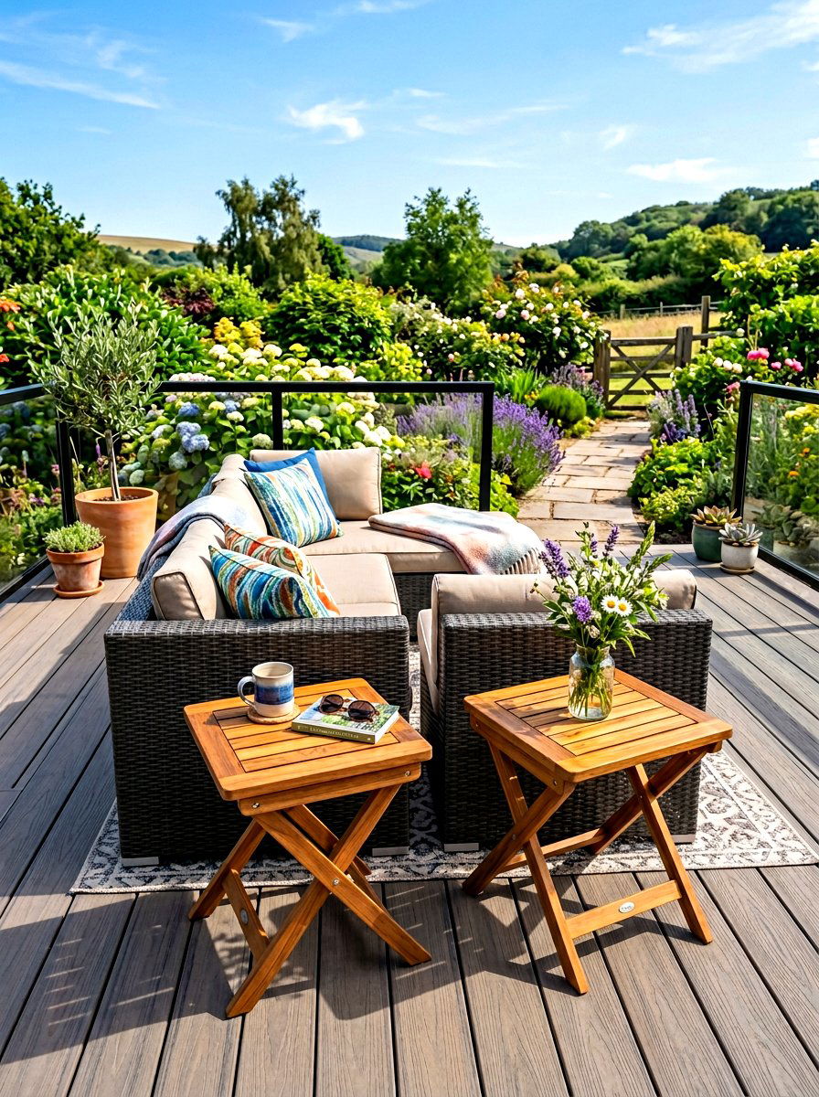 Folding Garden Stool Set - 30 folding patio furniture ideas