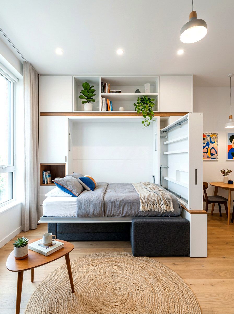 Folding Murphy Bed Nook - 30 bed nook alcove ideas