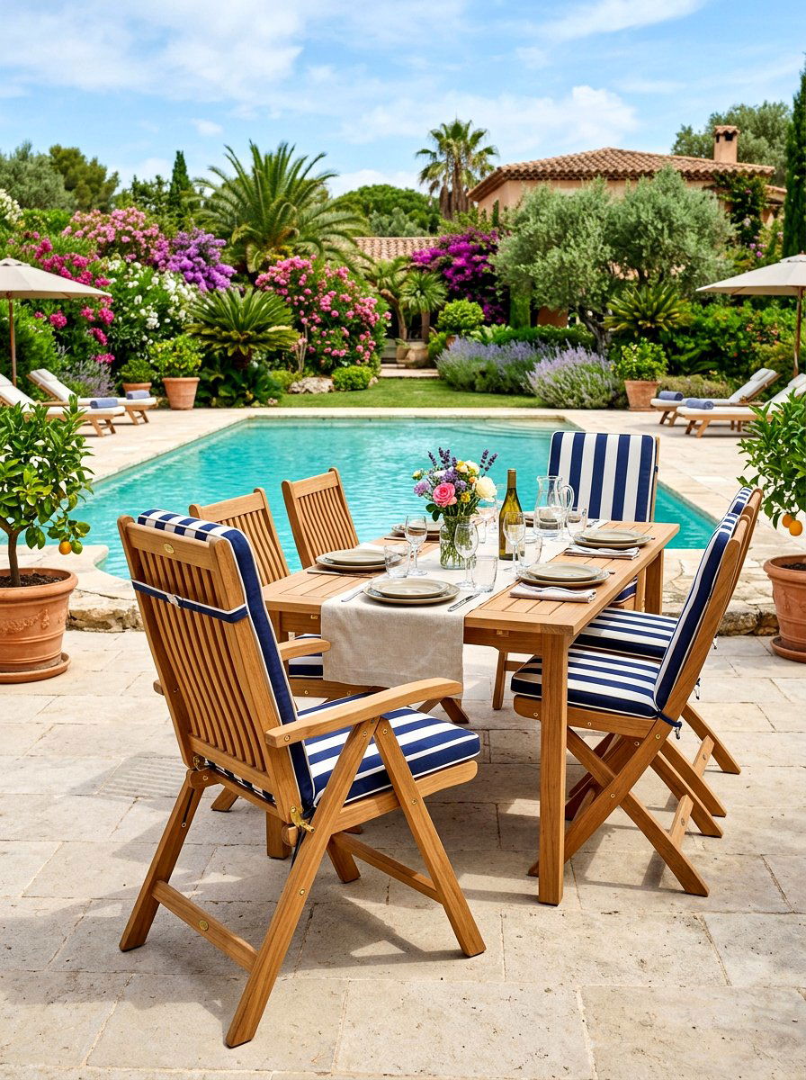 Folding Patio Chair - 30 poolside furniture ideas