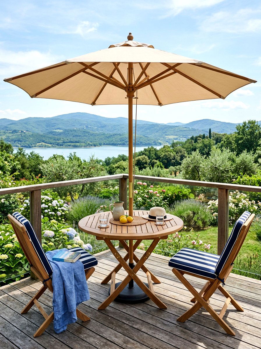 Folding Patio Umbrella Table - 30 folding patio furniture ideas