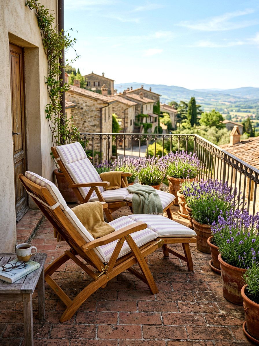 Folding Wood Chaise Pair - 30 chaise pair patio ideas