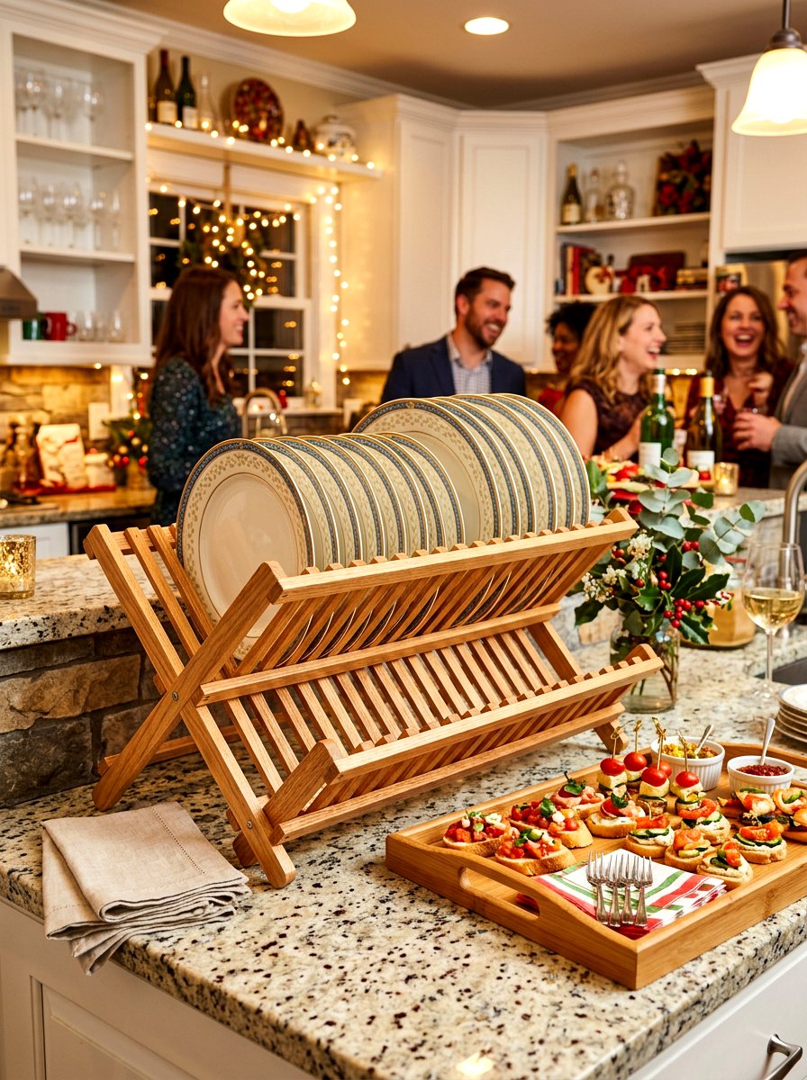 Folding Wood Plate Rack - 30 plate rack ideas