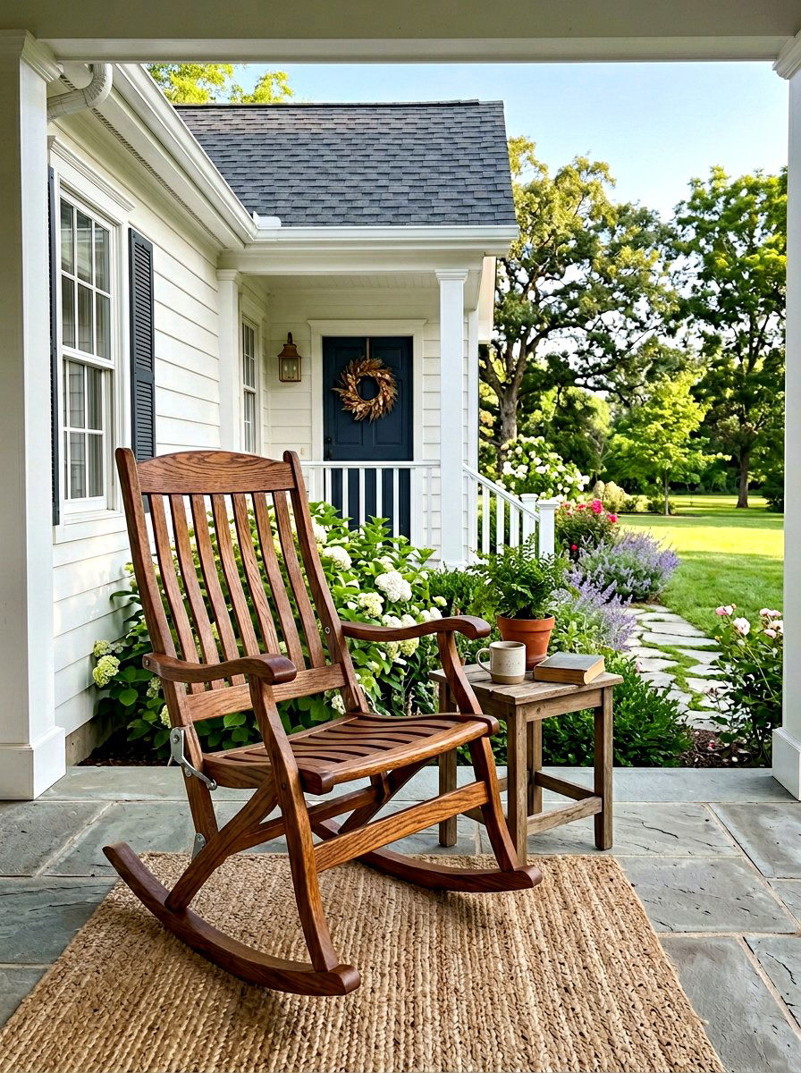 Folding Wood Rocking Chair - 30 folding patio furniture ideas