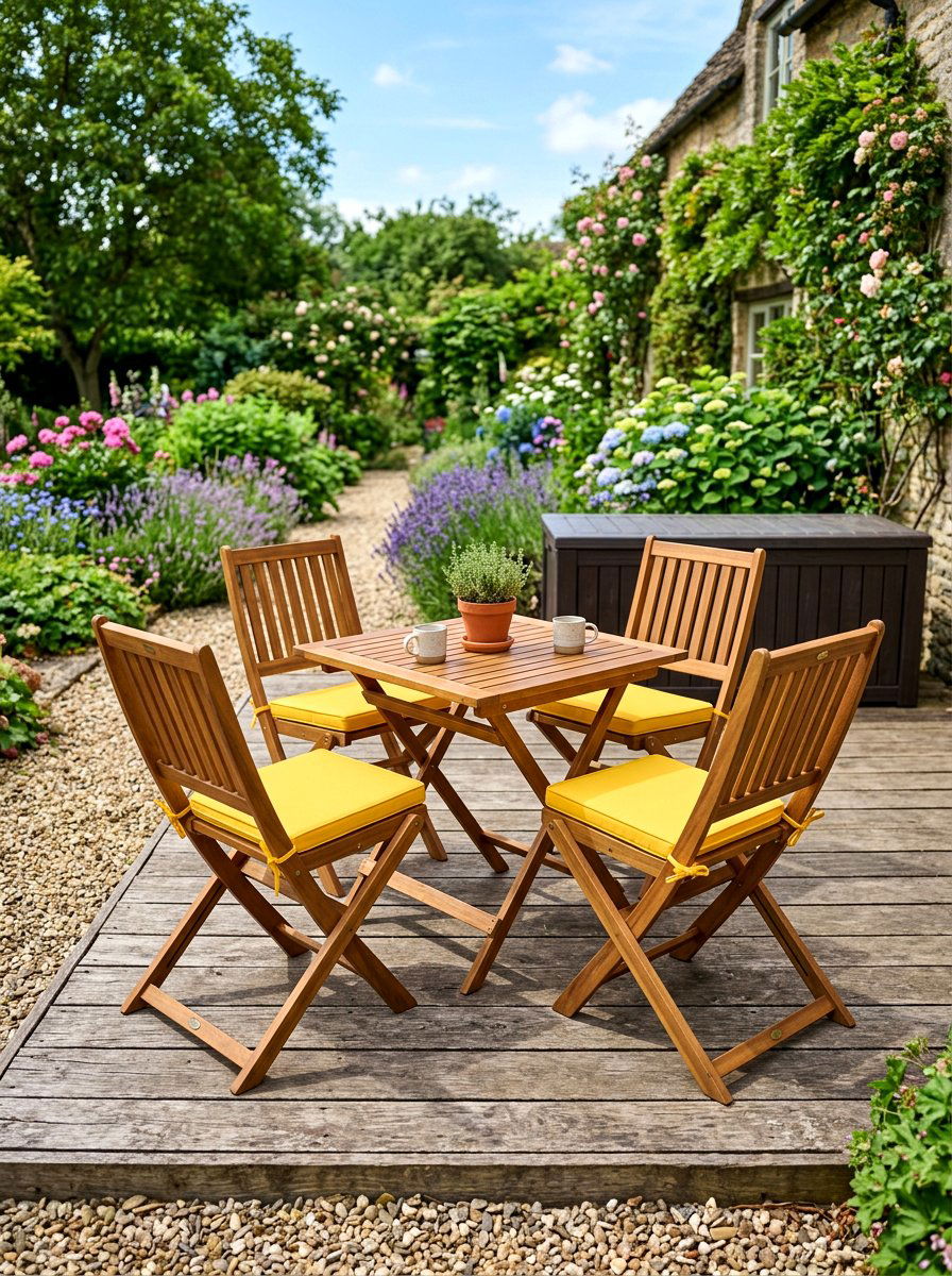 Folding Wooden Chairs - 30 deck furniture ideas