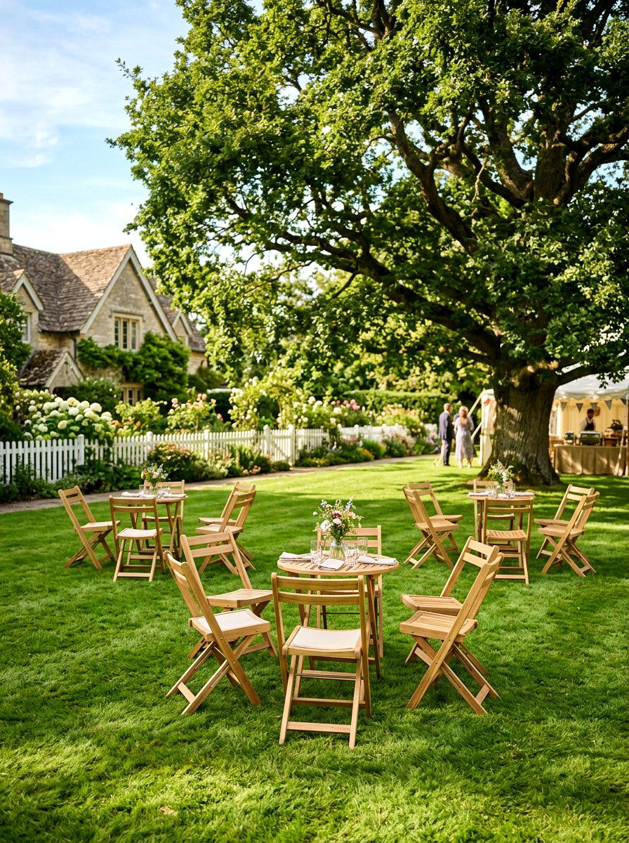 Folding wooden chairs - 30 patio furniture ideas