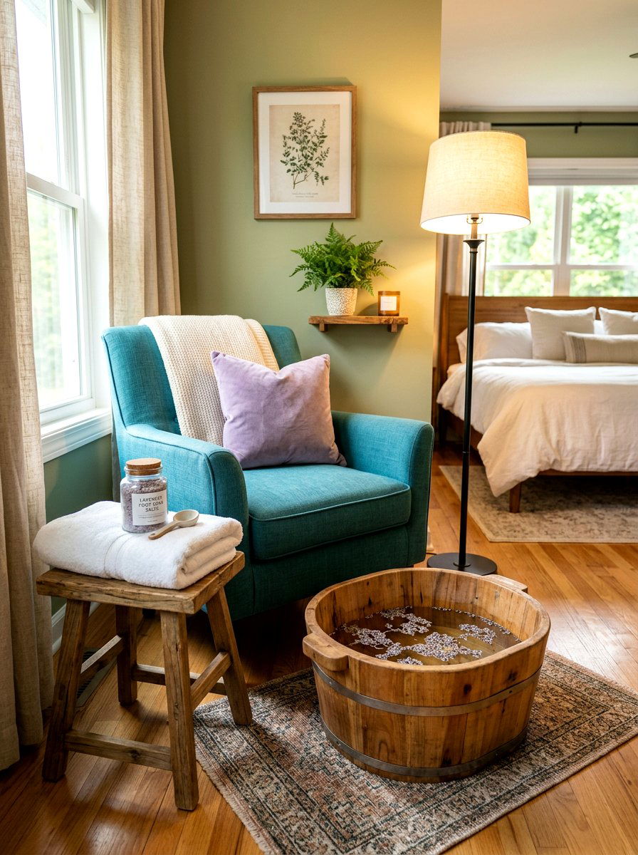 Foot Soak Basin - 30 self care station ideas
