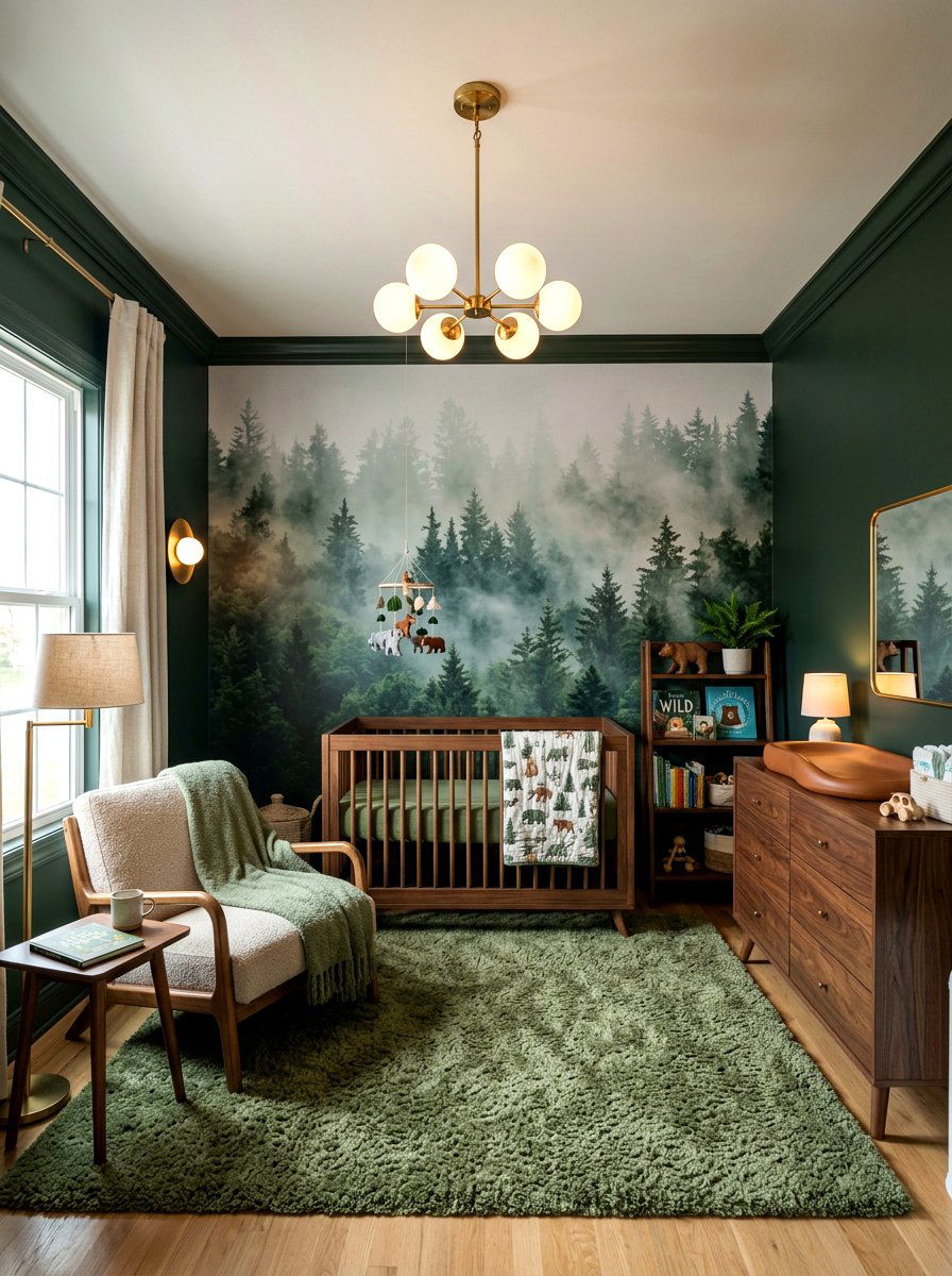 Forest Boy Nursery - 30 boy nursery ideas