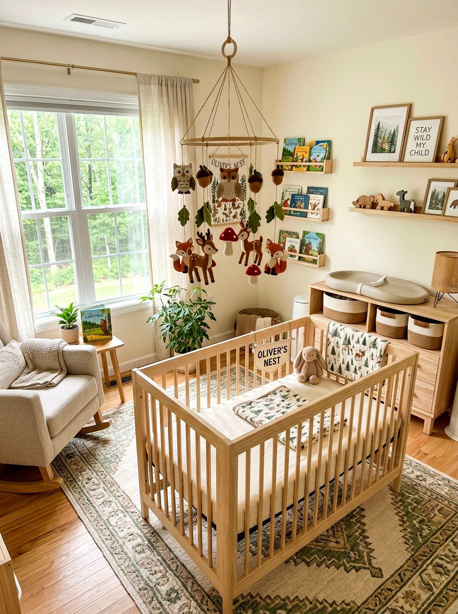 30 Woodland Nursery Ideas for Cozy, Nature-Inspired Baby Rooms