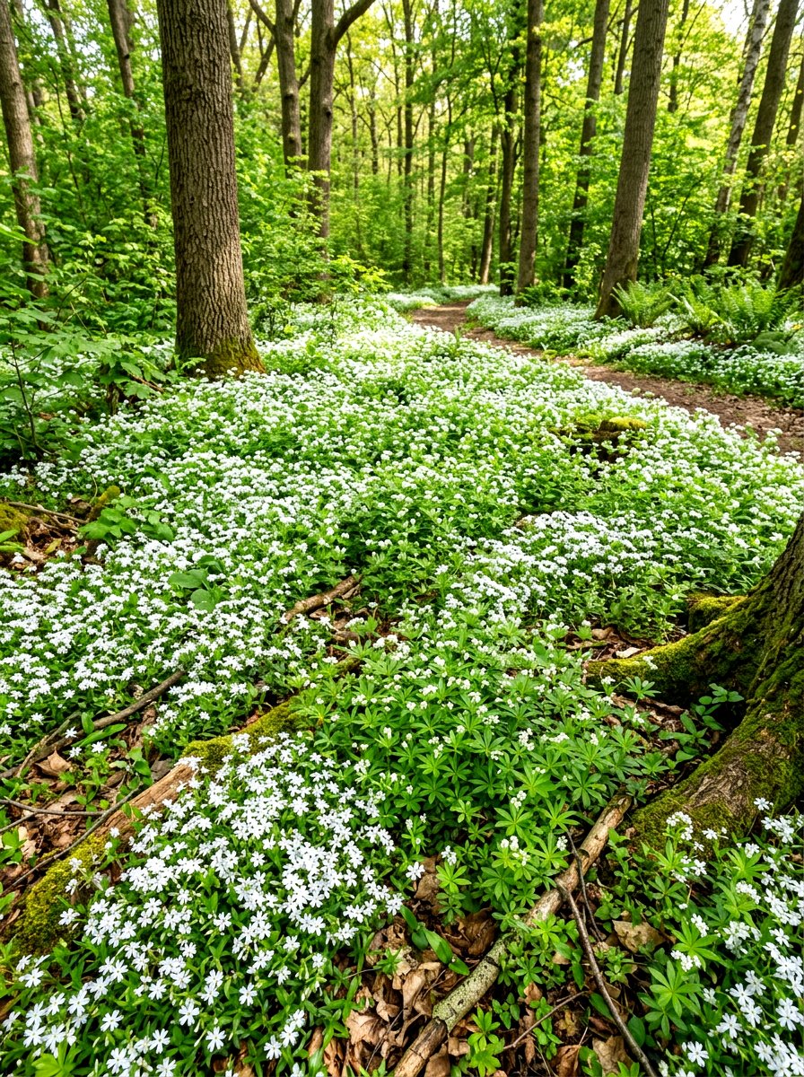 Forest Floor Groundcover - 30 woodland backyard landscaping ideas