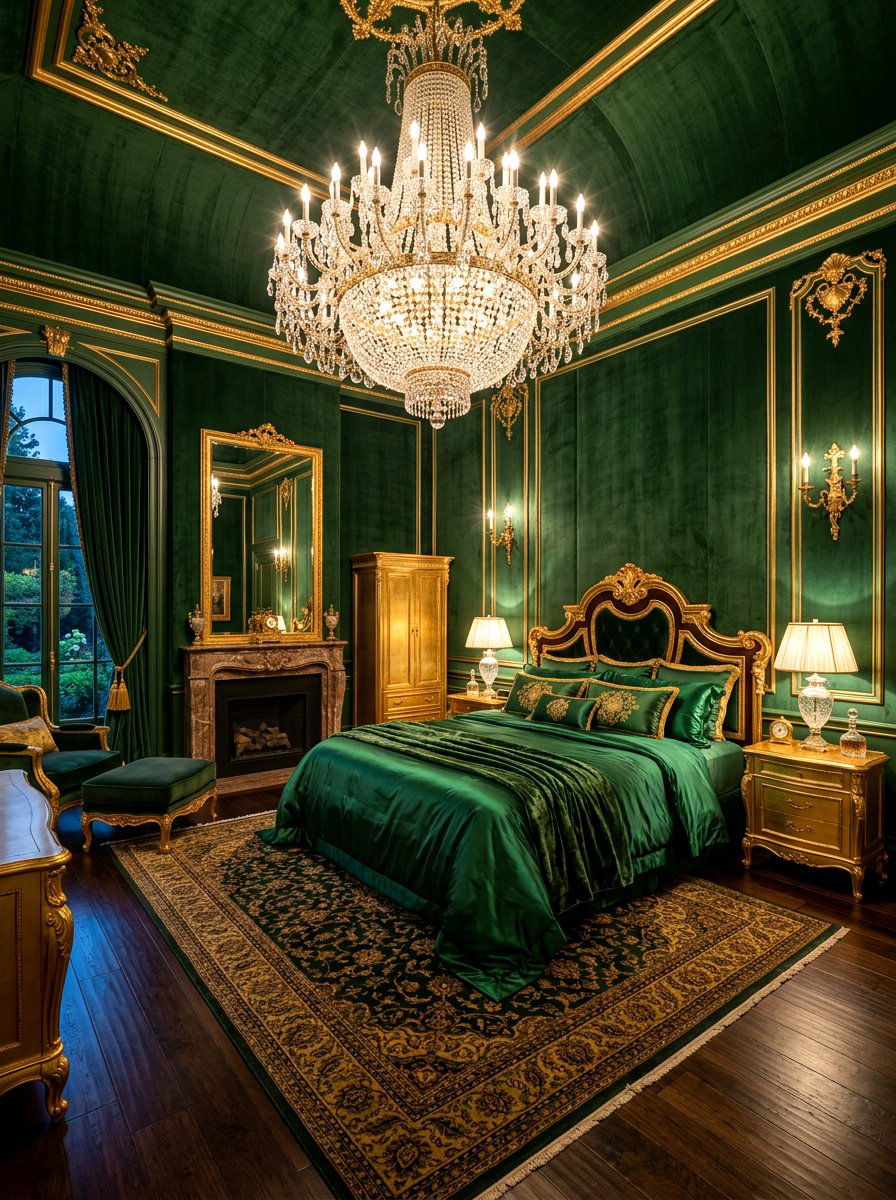 Forest Green High End Luxury - 30 forest green bedroom ideas