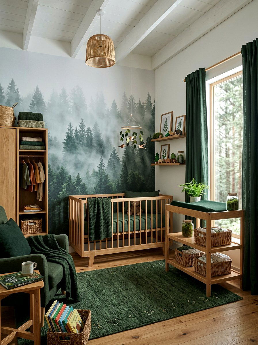 Forest Nursery - 30 viral nursery ideas