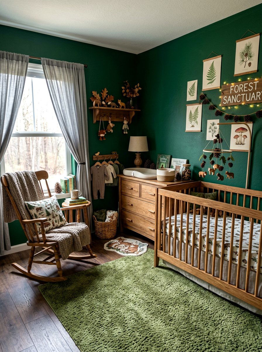Forest Nursery - 30 baby room ideas