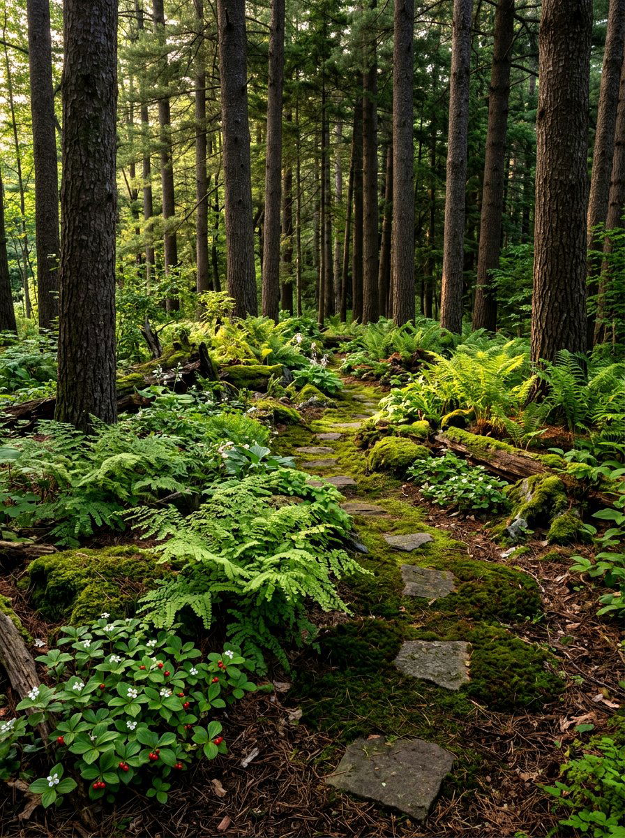 Forest floor garden - 30 native plant landscaping ideas