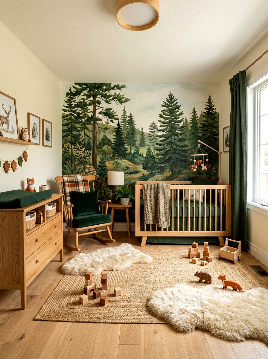 Forest nursery - 30 collected nursery decor ideas