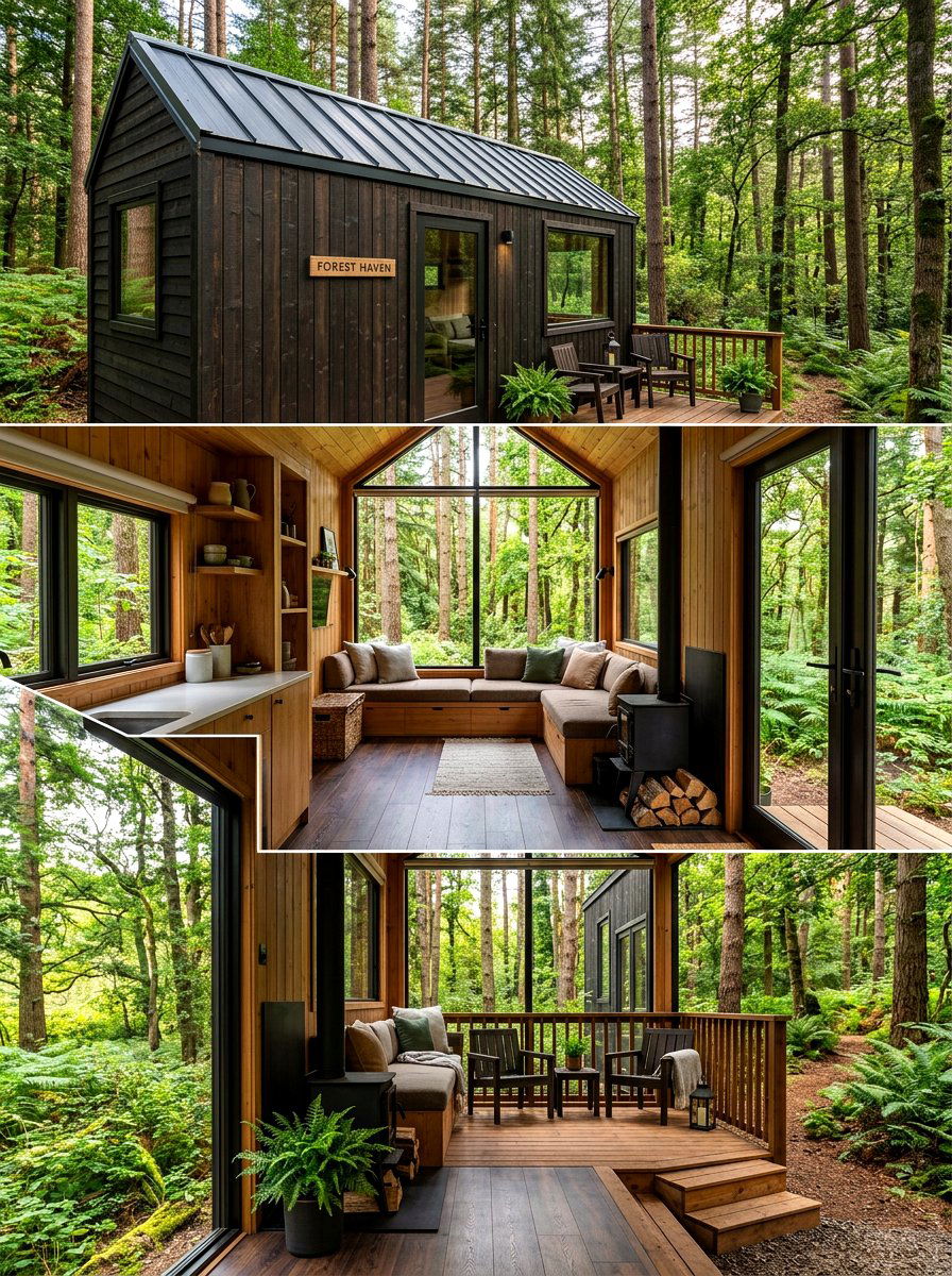 Forest tiny house - 30 tiny house ideas