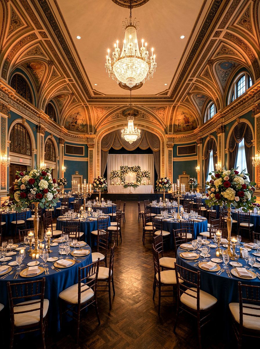 Formal Ballroom Style Dining - 30 Thanksgiving hosting room ideas