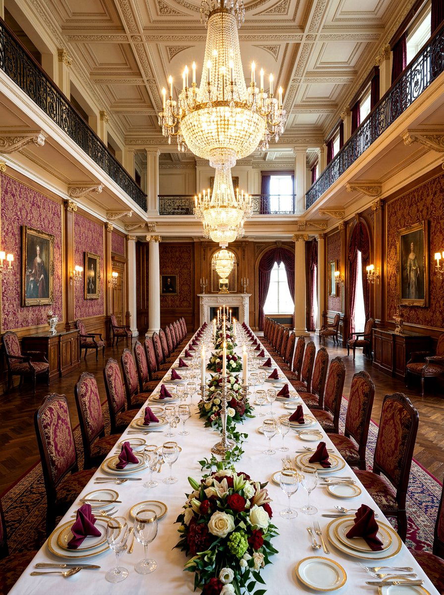 Formal Banquet Style Room - 30 Tuscan supper room ideas