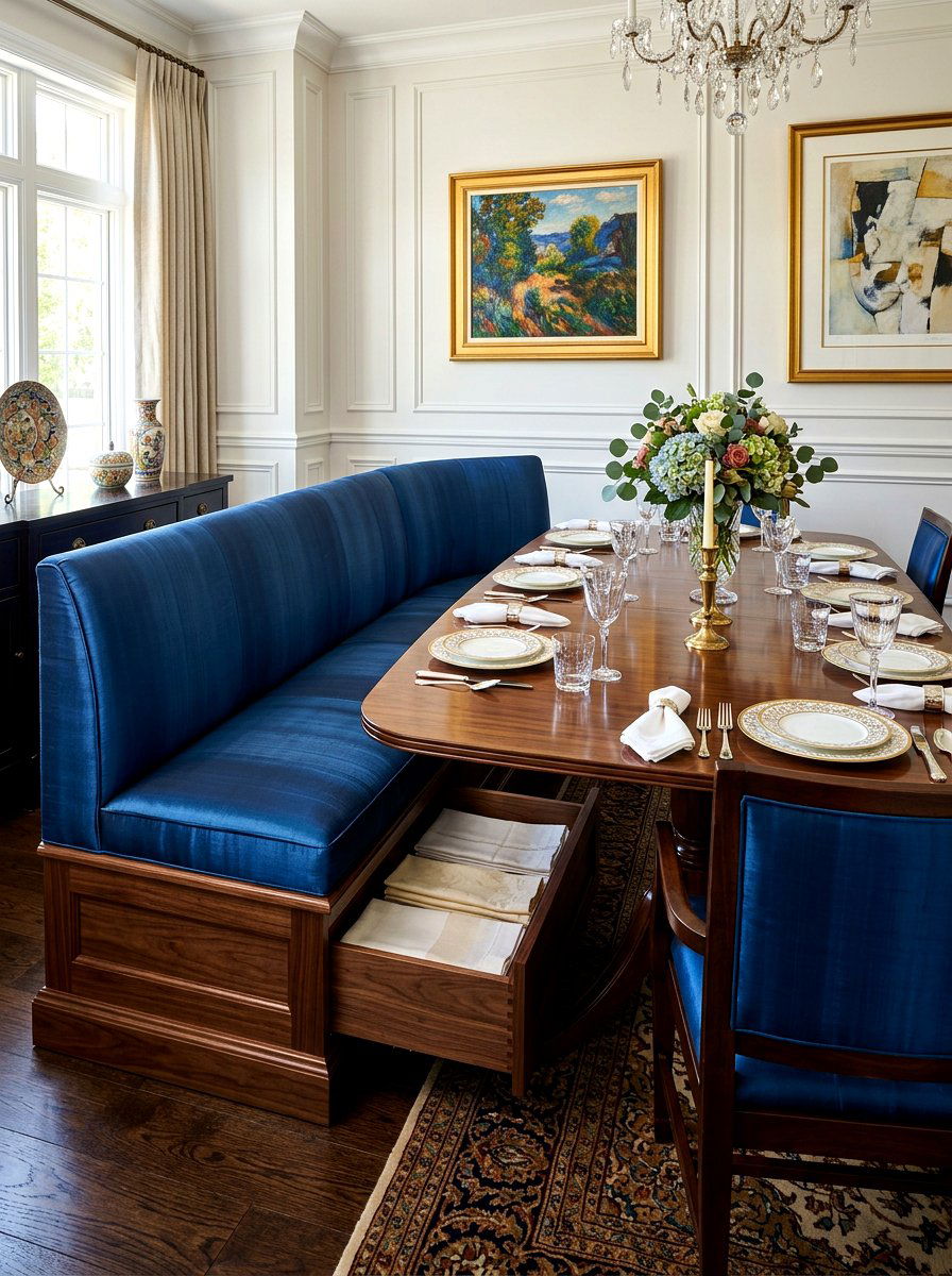 Formal Dining Banquette Drawers - 30 banquette storage drawers ideas
