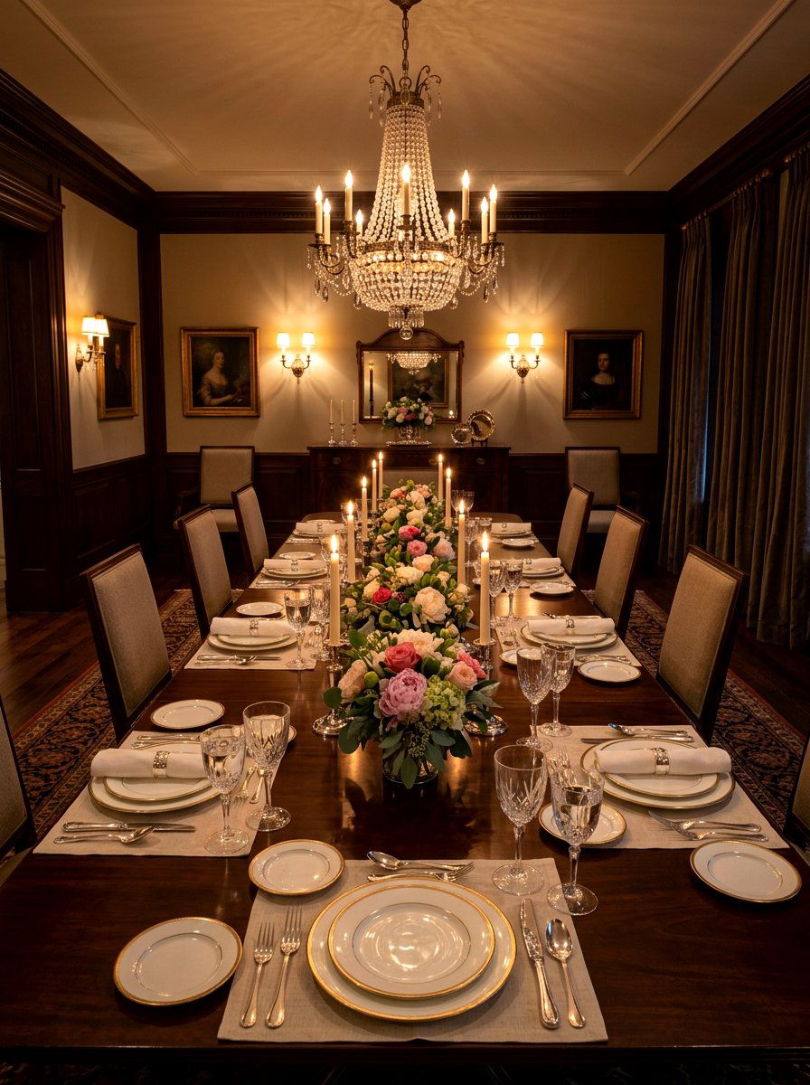 Formal Dining Room - 30 romantic hosting at home ideas