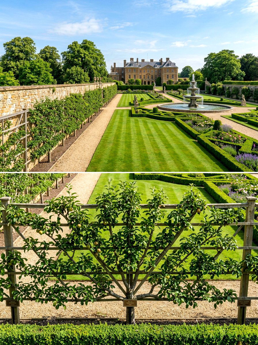 Formal Garden Fruit Tree - 30 espalier fruit tree wall ideas